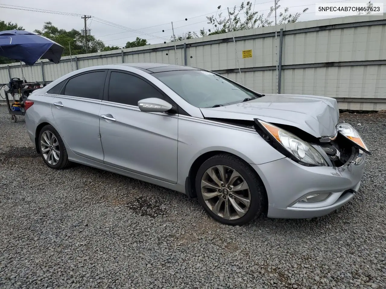 2012 Hyundai Sonata Se VIN: 5NPEC4AB7CH467623 Lot: 62216275