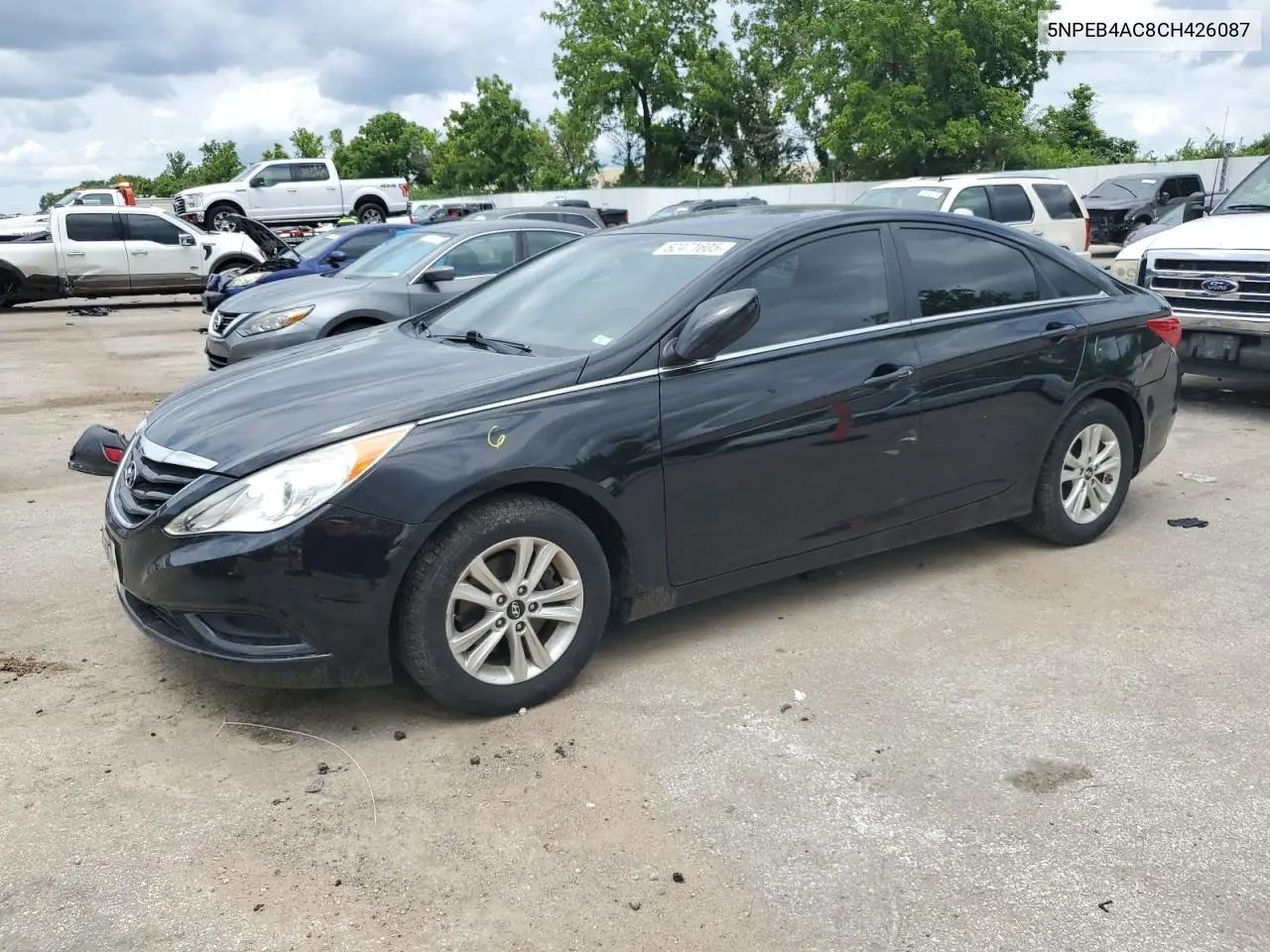 2012 Hyundai Sonata Gls VIN: 5NPEB4AC8CH426087 Lot: 62471605