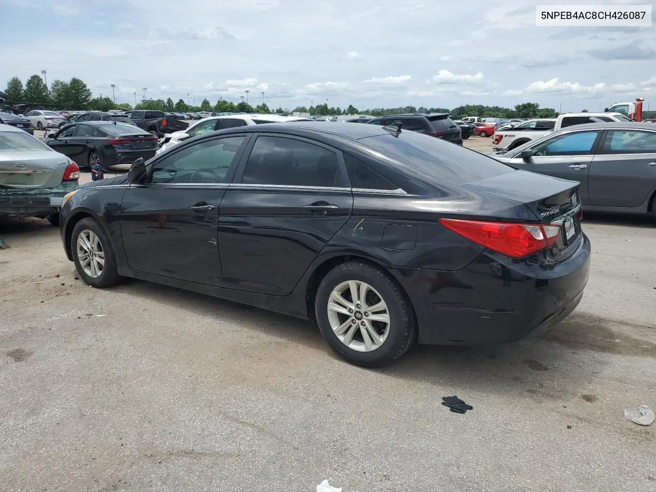 2012 Hyundai Sonata Gls VIN: 5NPEB4AC8CH426087 Lot: 62471605