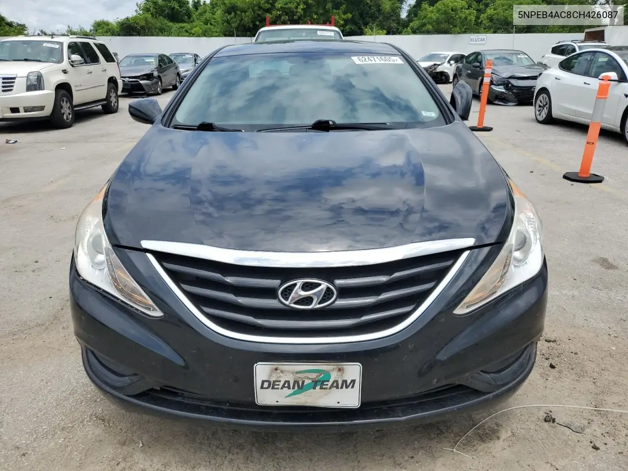 2012 Hyundai Sonata Gls VIN: 5NPEB4AC8CH426087 Lot: 62471605