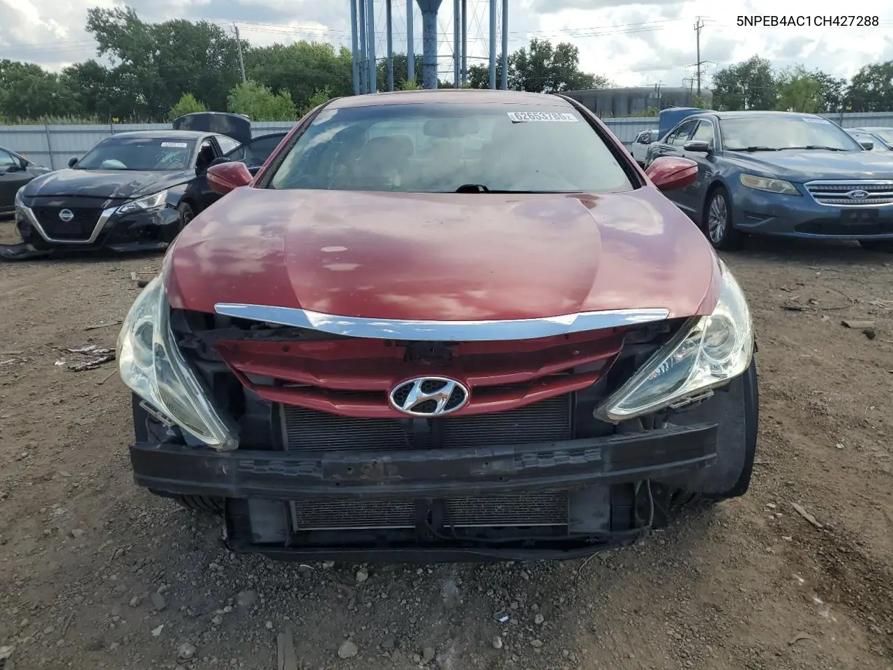 2012 Hyundai Sonata Gls VIN: 5NPEB4AC1CH427288 Lot: 62653785