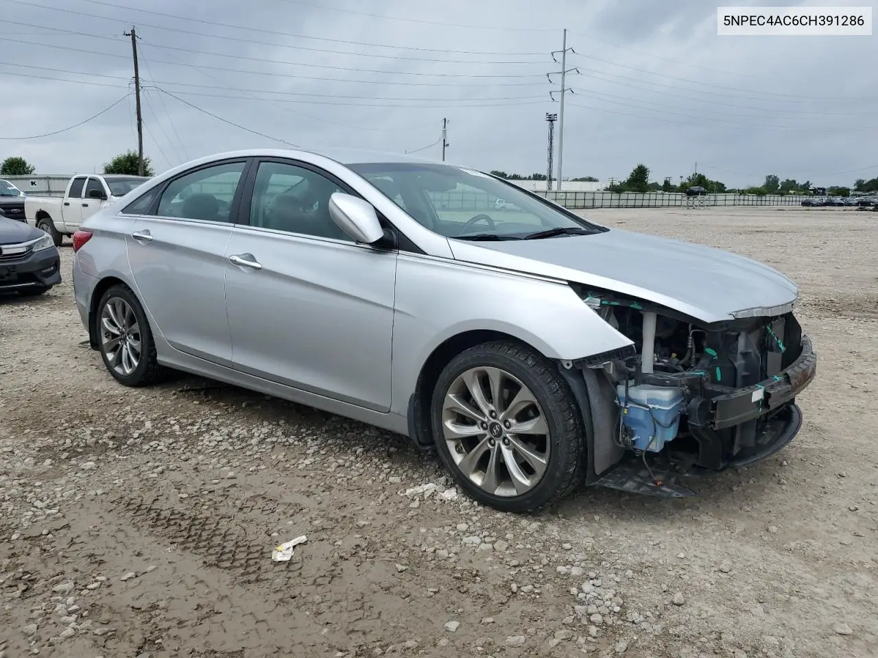 2012 Hyundai Sonata Se VIN: 5NPEC4AC6CH391286 Lot: 62901555