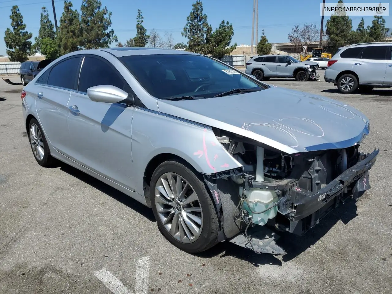 2012 Hyundai Sonata Se VIN: 5NPEC4AB8CH398859 Lot: 62945205