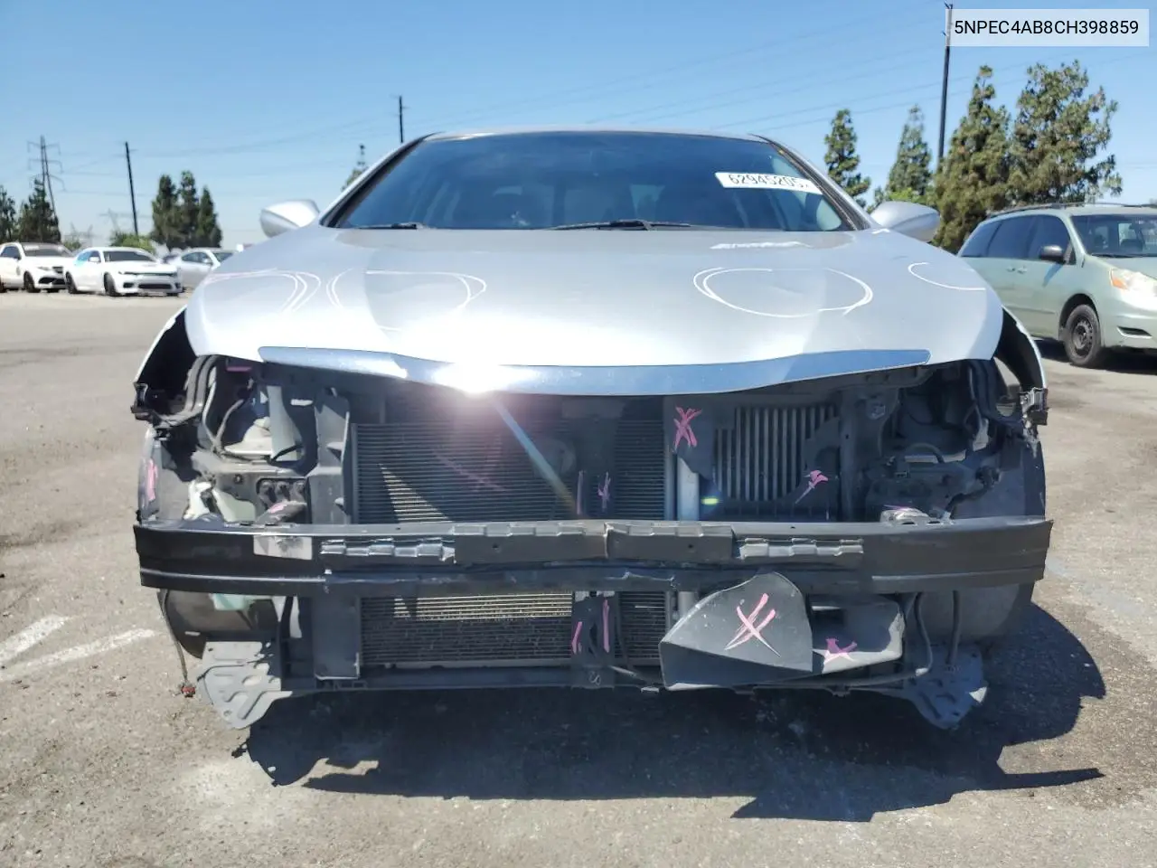 2012 Hyundai Sonata Se VIN: 5NPEC4AB8CH398859 Lot: 62945205