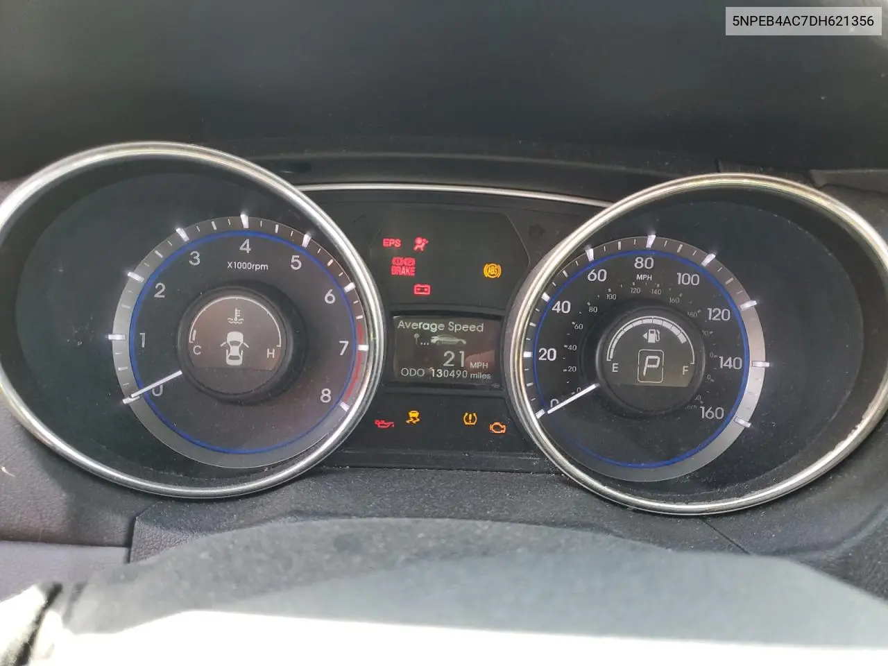 2013 Hyundai Sonata Gls VIN: 5NPEB4AC7DH621356 Lot: 49237365