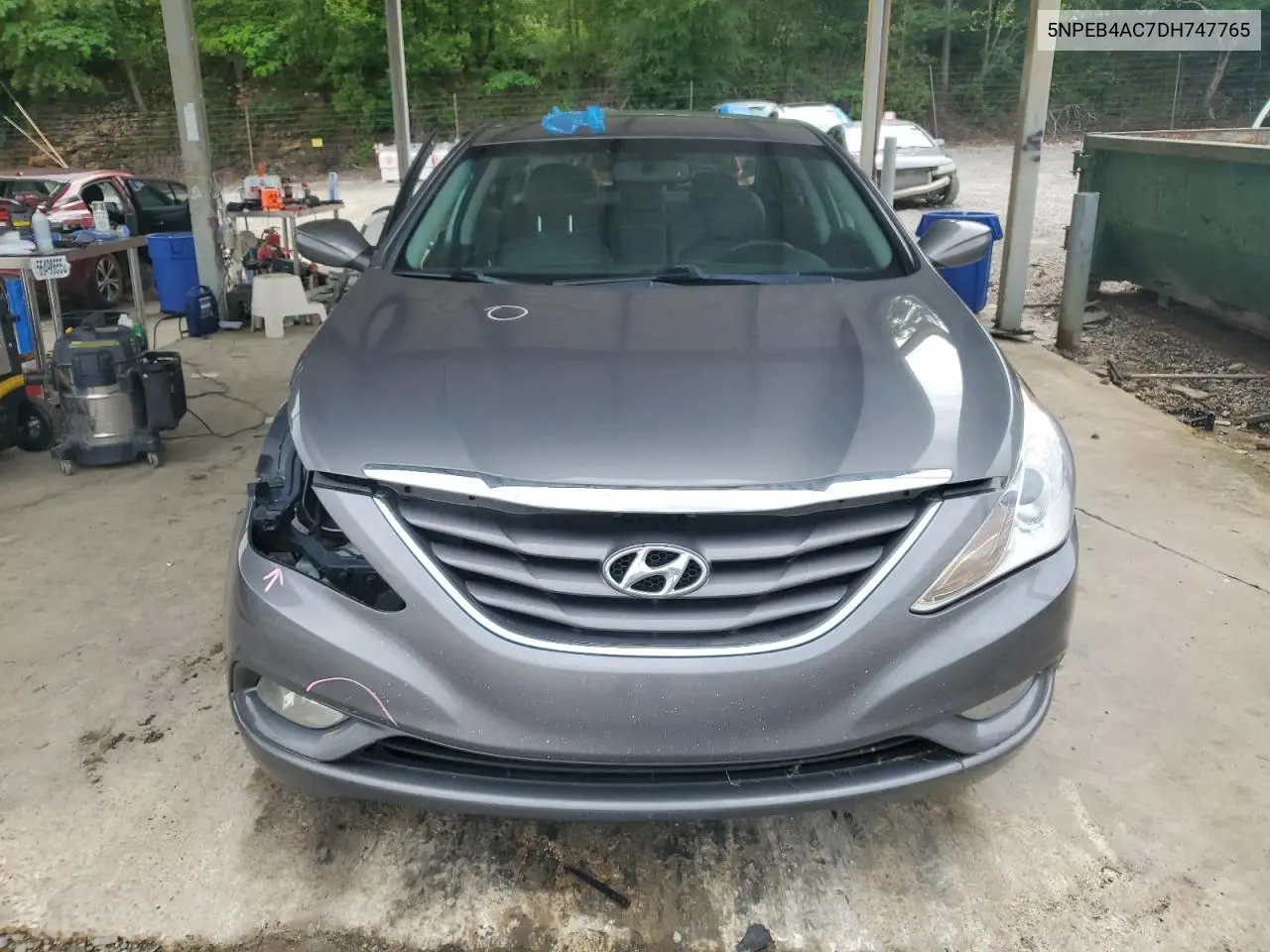 2013 Hyundai Sonata Gls VIN: 5NPEB4AC7DH747765 Lot: 55828495