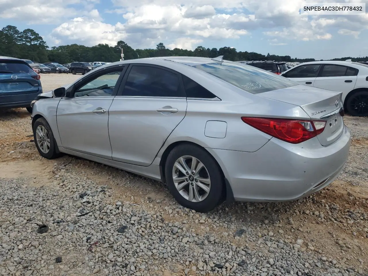 2013 Hyundai Sonata Gls VIN: 5NPEB4AC3DH778432 Lot: 56298425