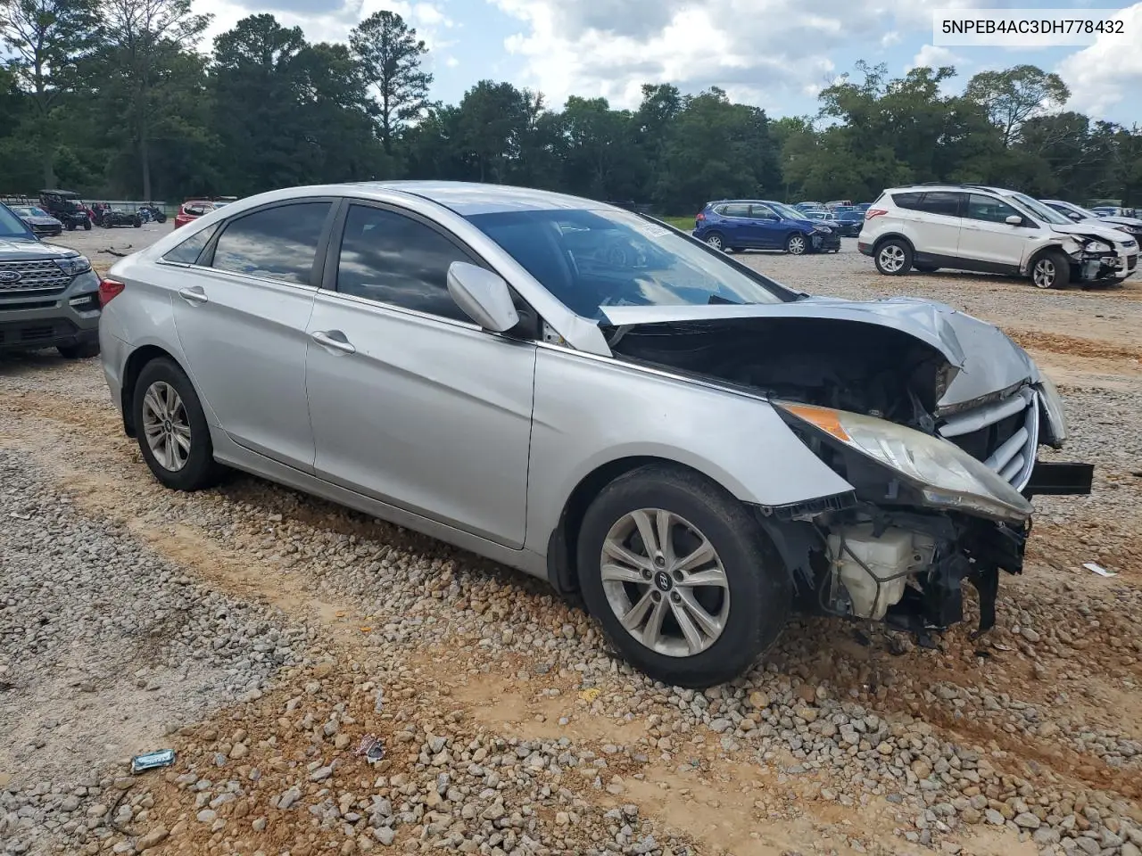 2013 Hyundai Sonata Gls VIN: 5NPEB4AC3DH778432 Lot: 56298425