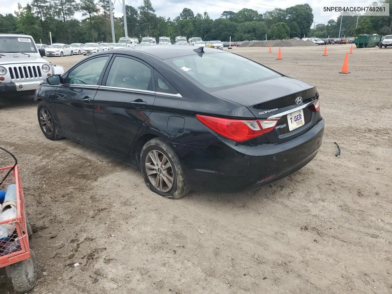 2013 Hyundai Sonata Gls VIN: 5NPEB4AC6DH748261 Lot: 56453445