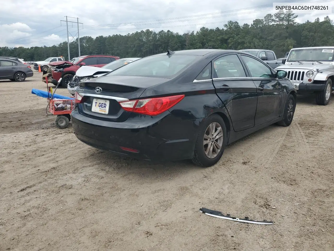 2013 Hyundai Sonata Gls VIN: 5NPEB4AC6DH748261 Lot: 56453445