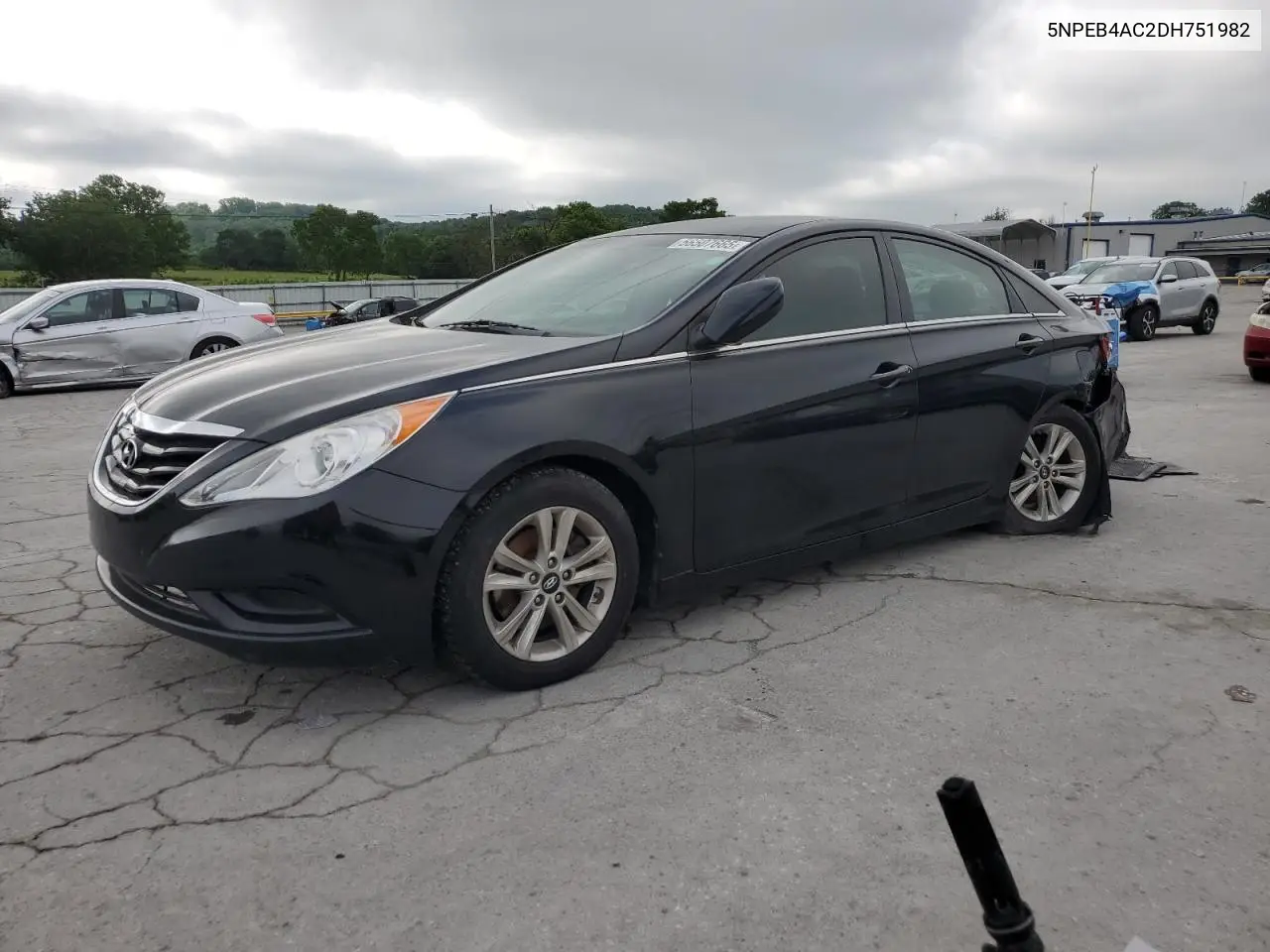 2013 Hyundai Sonata Gls VIN: 5NPEB4AC2DH751982 Lot: 56507665