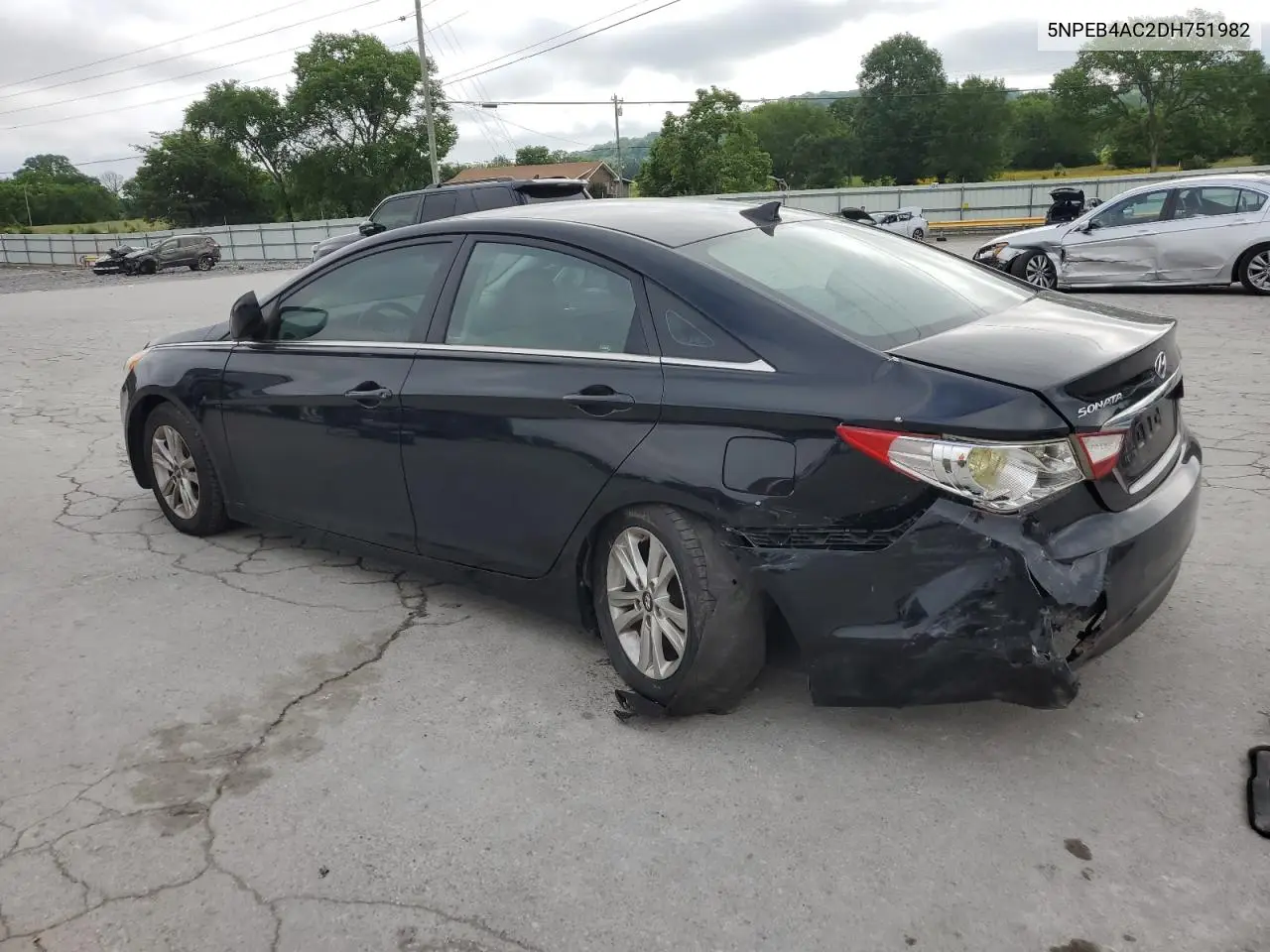 2013 Hyundai Sonata Gls VIN: 5NPEB4AC2DH751982 Lot: 56507665