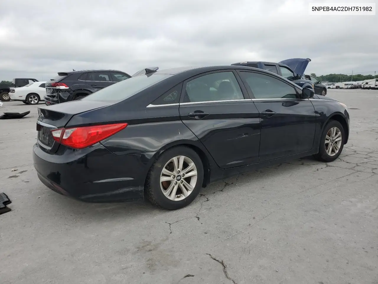 2013 Hyundai Sonata Gls VIN: 5NPEB4AC2DH751982 Lot: 56507665