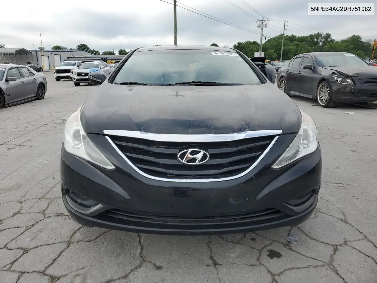 2013 Hyundai Sonata Gls VIN: 5NPEB4AC2DH751982 Lot: 56507665