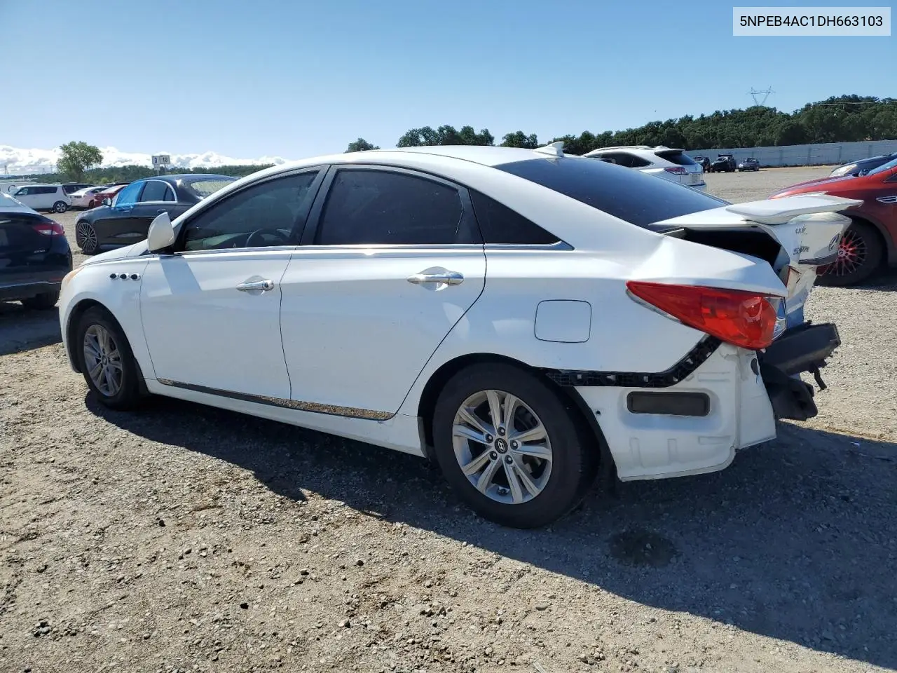 2013 Hyundai Sonata Gls VIN: 5NPEB4AC1DH663103 Lot: 56515085
