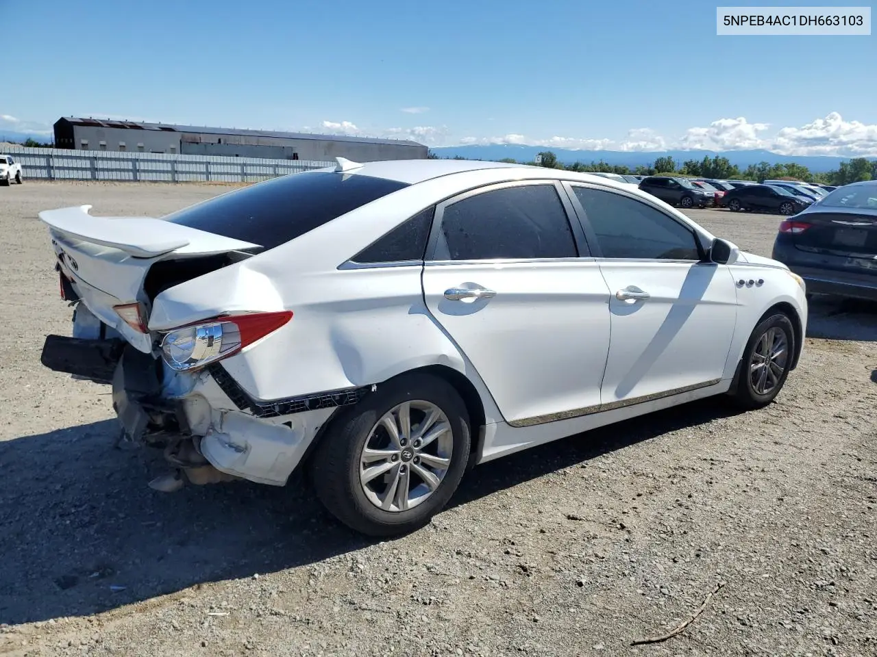2013 Hyundai Sonata Gls VIN: 5NPEB4AC1DH663103 Lot: 56515085
