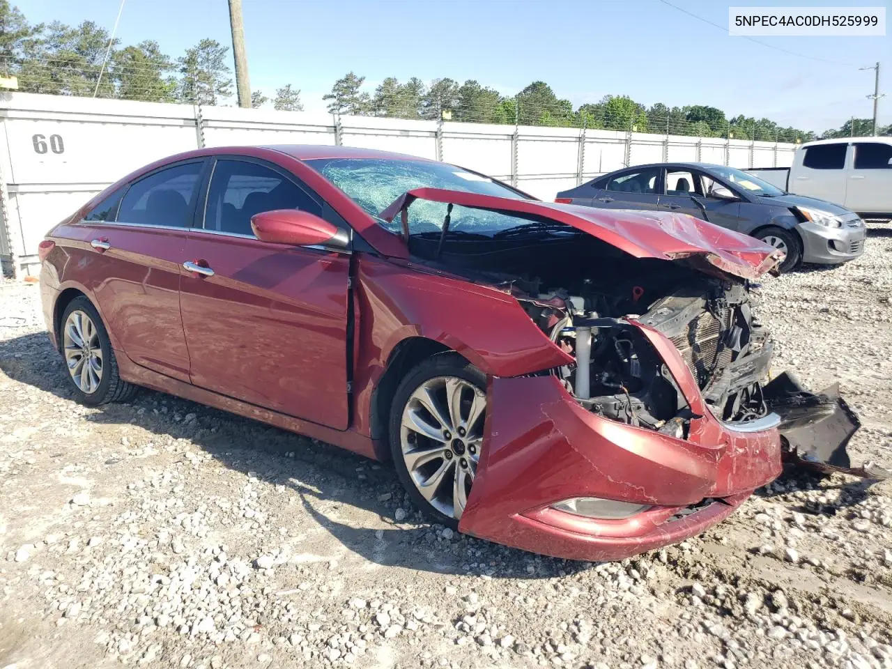 2013 Hyundai Sonata Se VIN: 5NPEC4AC0DH525999 Lot: 56571435