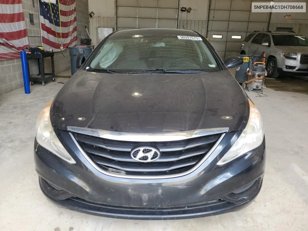 2013 Hyundai Sonata Gls VIN: 5NPEB4AC1DH708668 Lot: 56597675