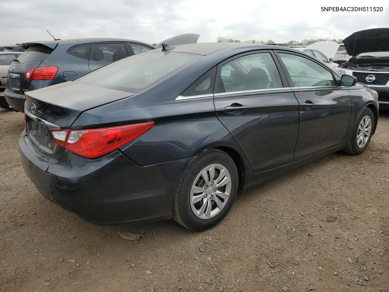 2013 Hyundai Sonata Gls VIN: 5NPEB4AC3DH511520 Lot: 56690105