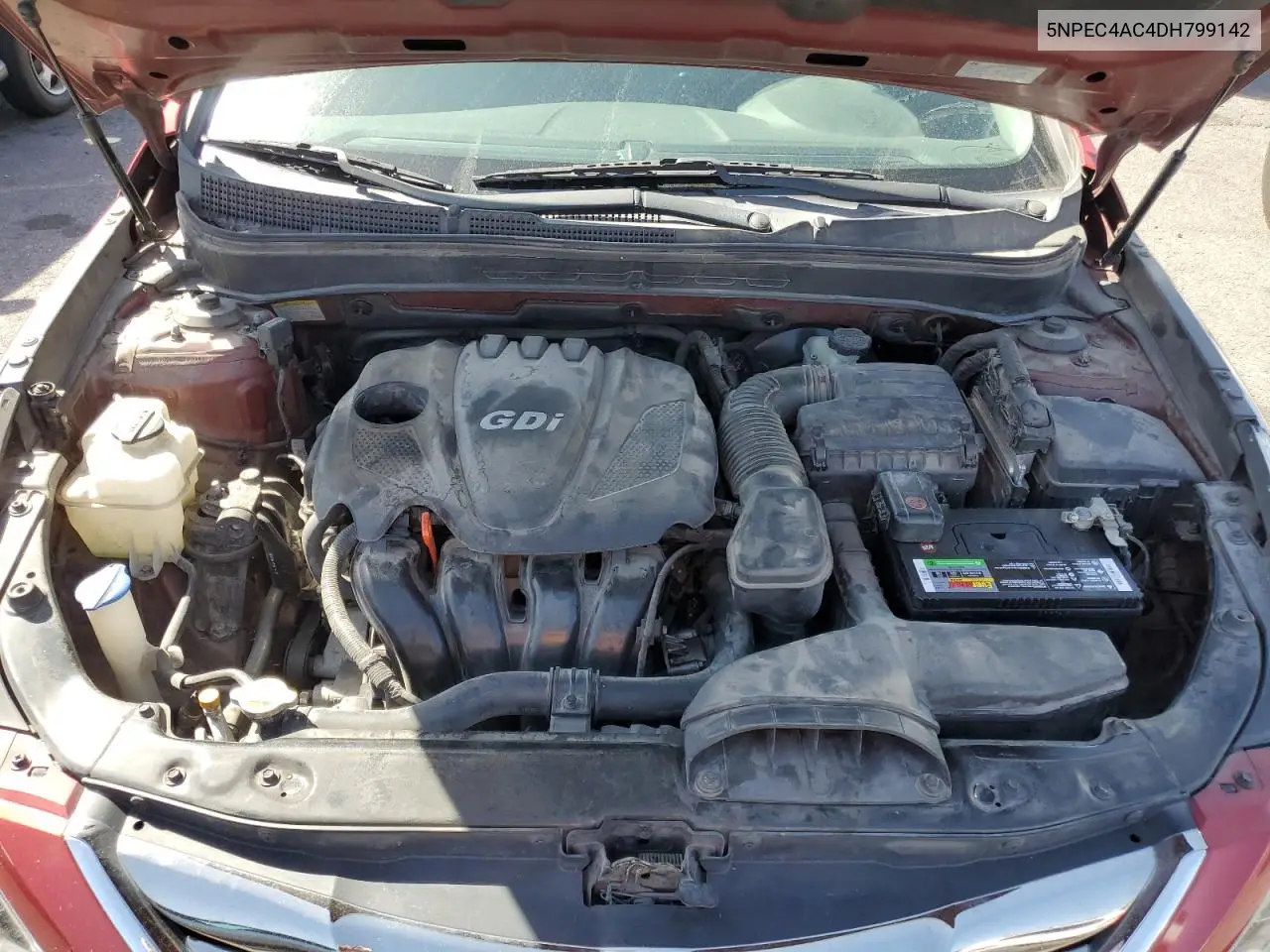 2013 Hyundai Sonata Se VIN: 5NPEC4AC4DH799142 Lot: 56796265
