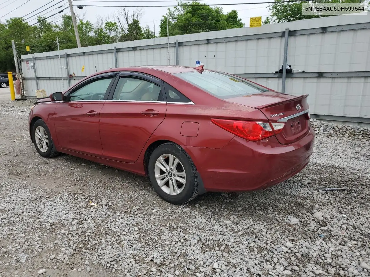 2013 Hyundai Sonata Gls VIN: 5NPEB4AC6DH599544 Lot: 56860075