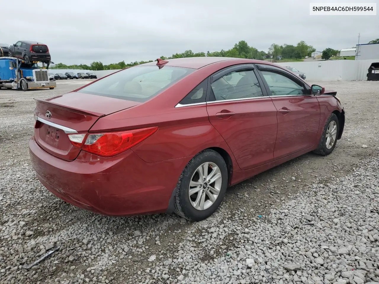 2013 Hyundai Sonata Gls VIN: 5NPEB4AC6DH599544 Lot: 56860075