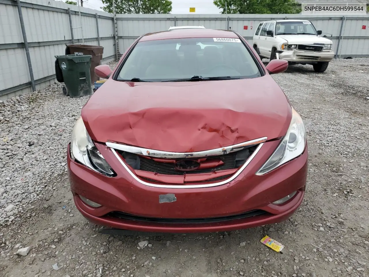 2013 Hyundai Sonata Gls VIN: 5NPEB4AC6DH599544 Lot: 56860075