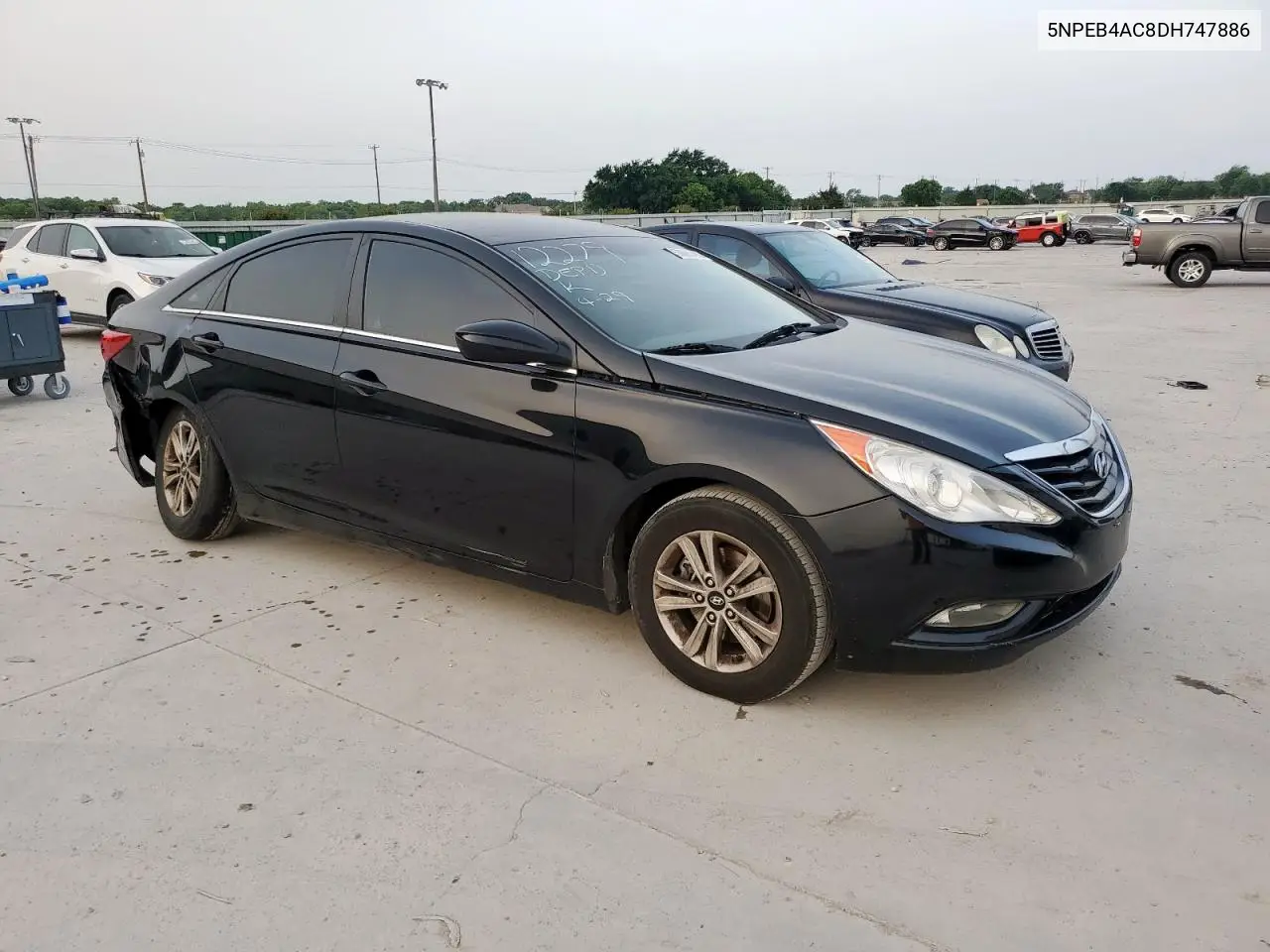 2013 Hyundai Sonata Gls VIN: 5NPEB4AC8DH747886 Lot: 56860495