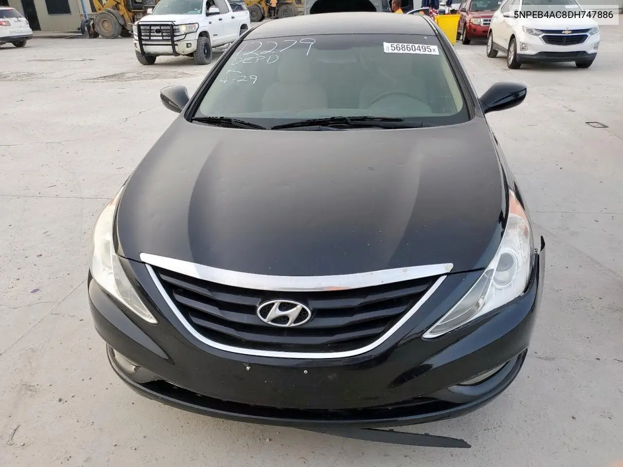 2013 Hyundai Sonata Gls VIN: 5NPEB4AC8DH747886 Lot: 56860495