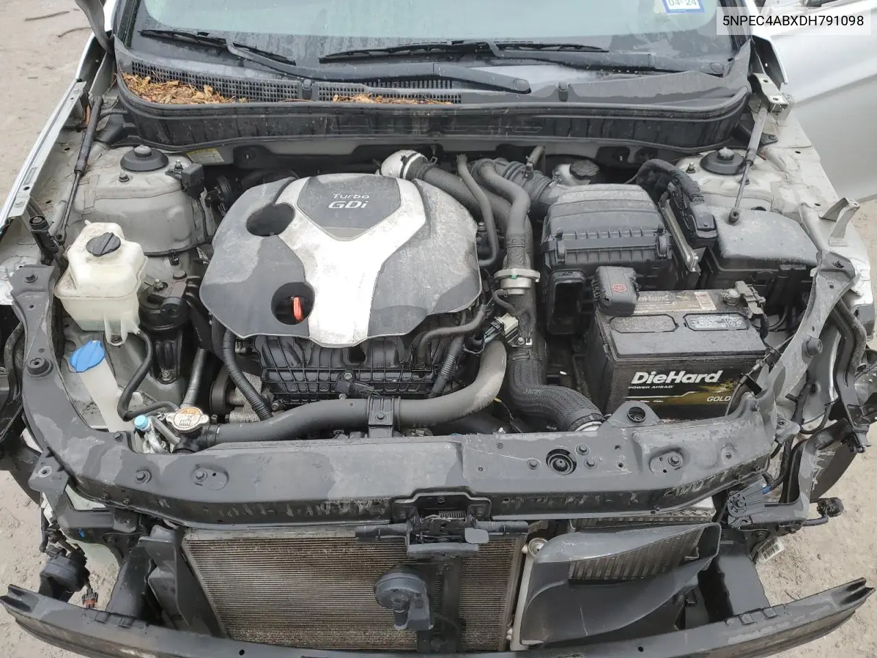 2013 Hyundai Sonata Se VIN: 5NPEC4ABXDH791098 Lot: 57029675