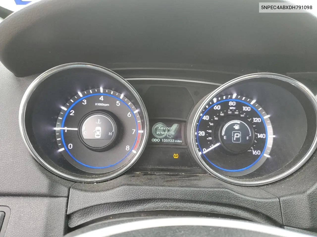 2013 Hyundai Sonata Se VIN: 5NPEC4ABXDH791098 Lot: 57029675