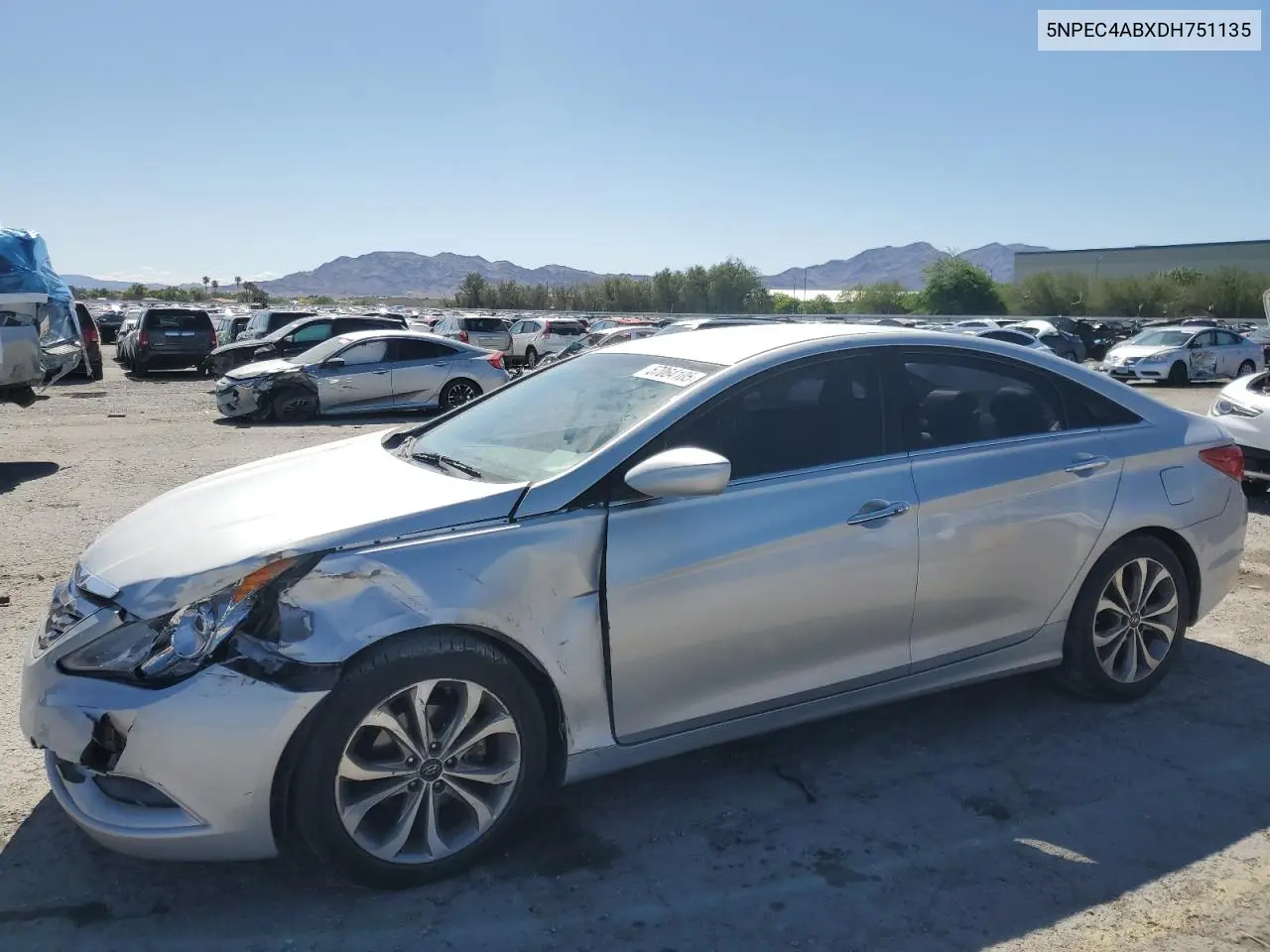 2013 Hyundai Sonata Se VIN: 5NPEC4ABXDH751135 Lot: 57064105