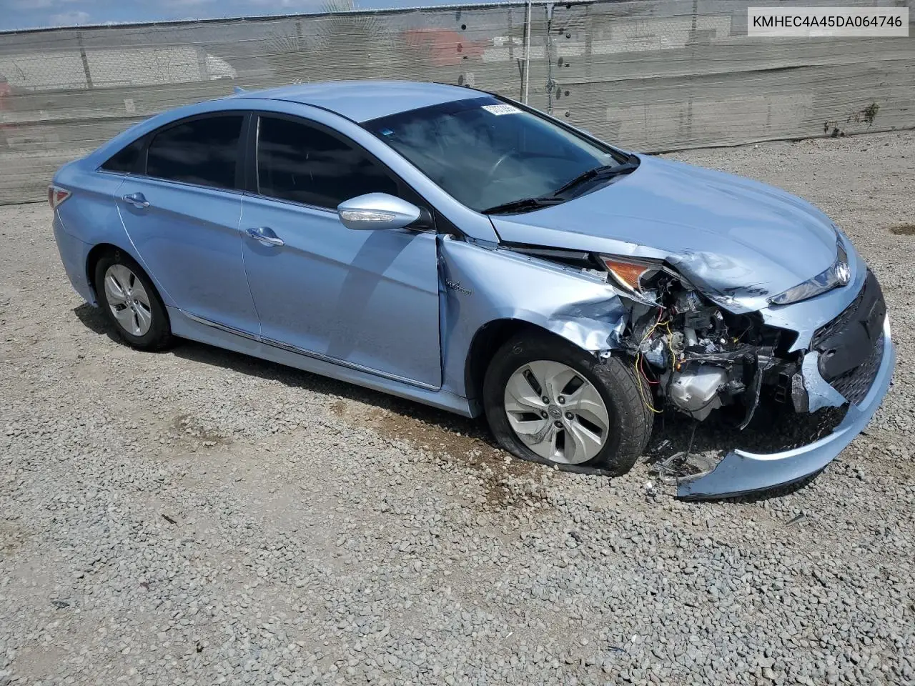 2013 Hyundai Sonata Hybrid VIN: KMHEC4A45DA064746 Lot: 57072995