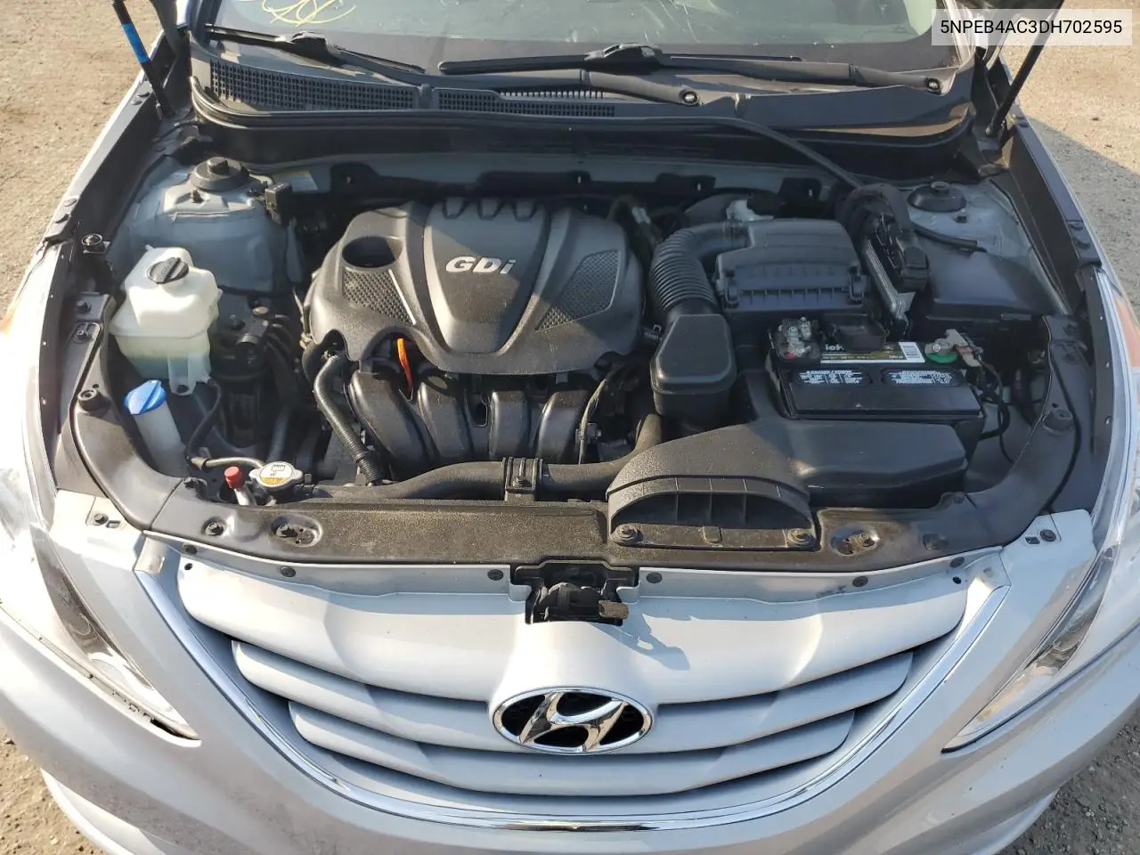 2013 Hyundai Sonata Gls VIN: 5NPEB4AC3DH702595 Lot: 59871465
