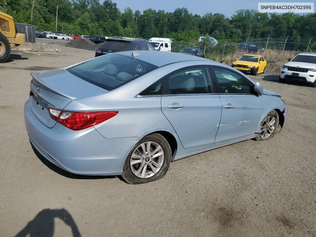 2013 Hyundai Sonata Gls VIN: 5NPEB4AC3DH702595 Lot: 59871465