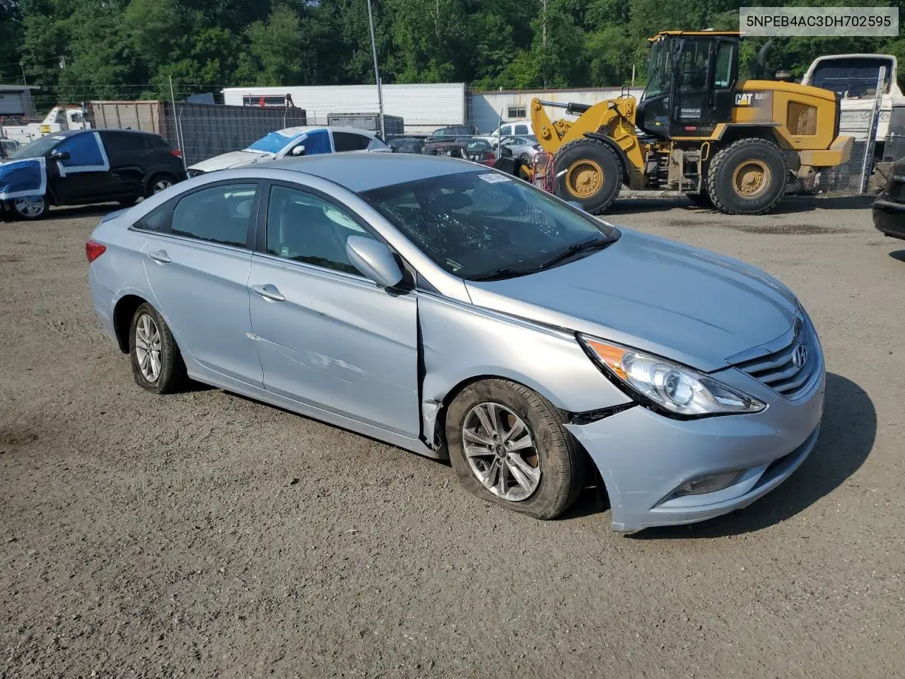 2013 Hyundai Sonata Gls VIN: 5NPEB4AC3DH702595 Lot: 59871465