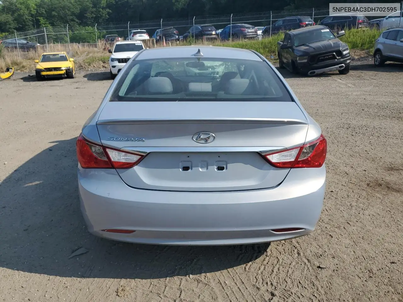 2013 Hyundai Sonata Gls VIN: 5NPEB4AC3DH702595 Lot: 59871465