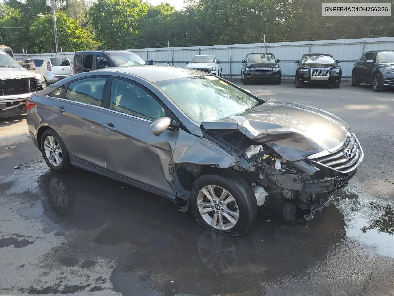 2013 Hyundai Sonata Gls VIN: 5NPEB4AC4DH756326 Lot: 62634335