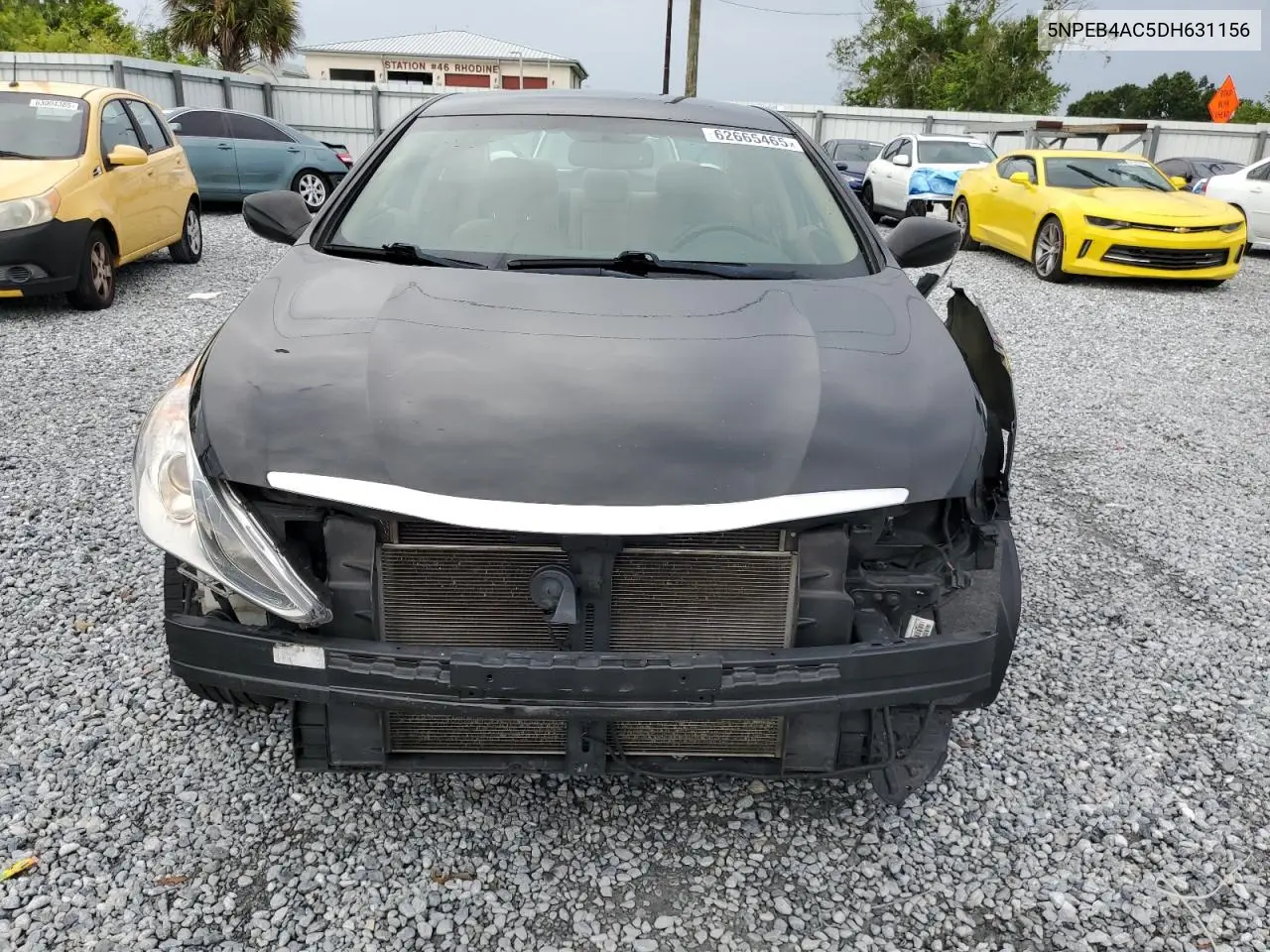 2013 Hyundai Sonata Gls VIN: 5NPEB4AC5DH631156 Lot: 62665465