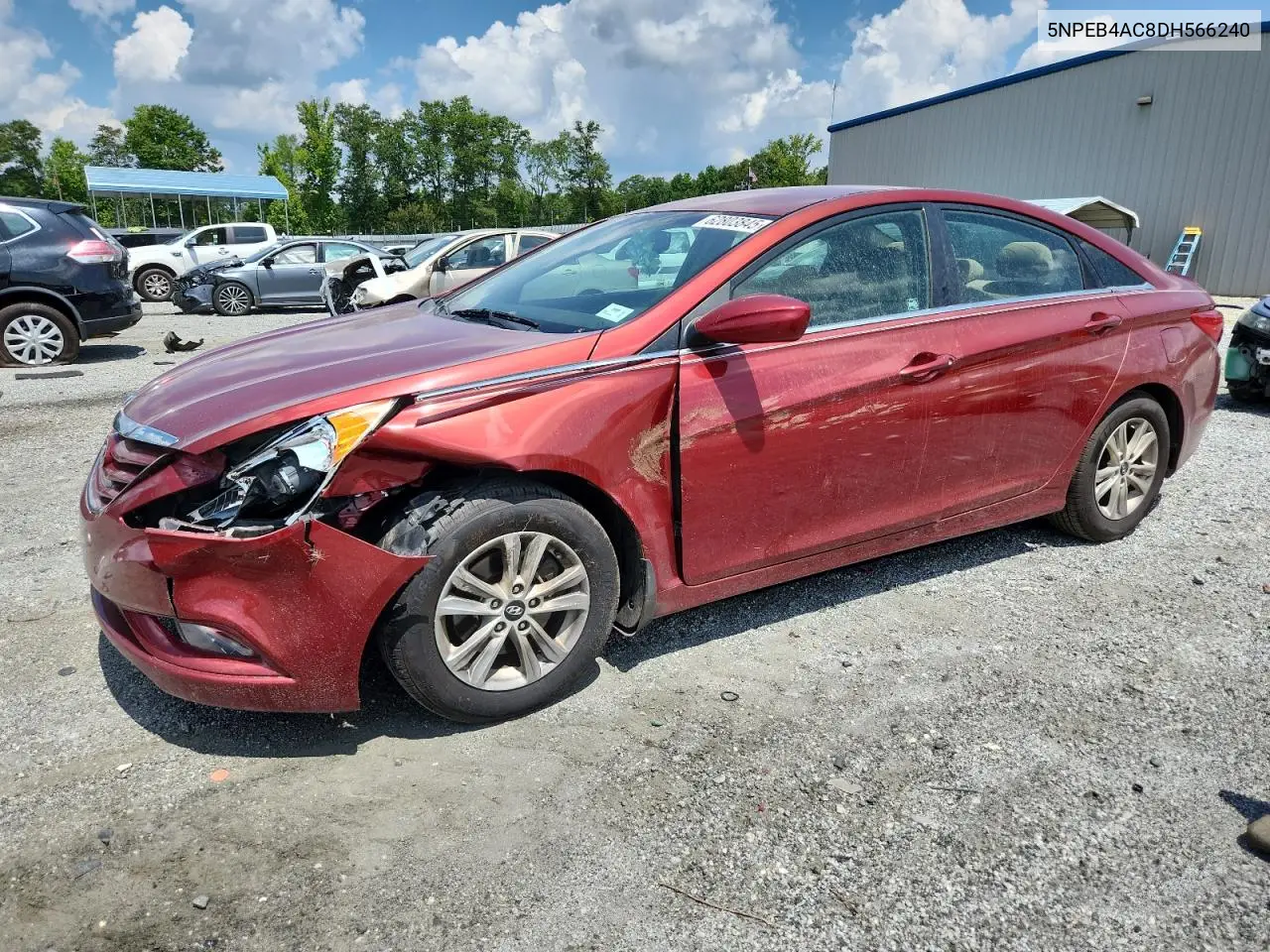 2013 Hyundai Sonata Gls VIN: 5NPEB4AC8DH566240 Lot: 62803845