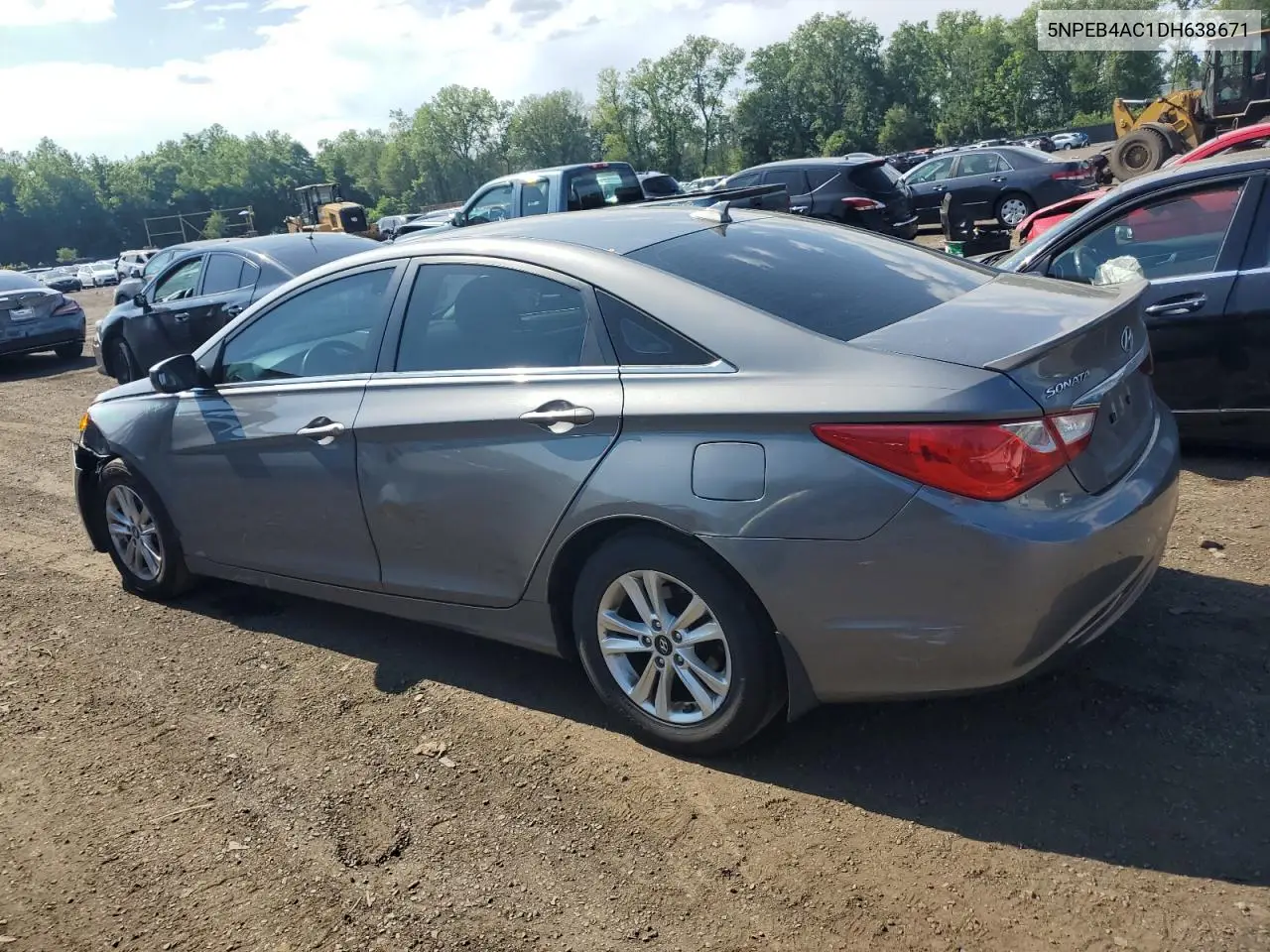 2013 Hyundai Sonata Gls VIN: 5NPEB4AC1DH638671 Lot: 62838295