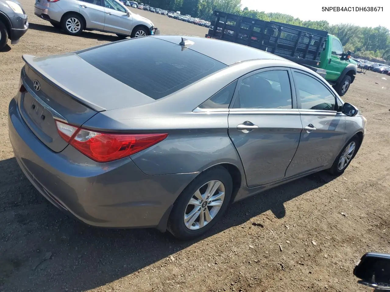 2013 Hyundai Sonata Gls VIN: 5NPEB4AC1DH638671 Lot: 62838295