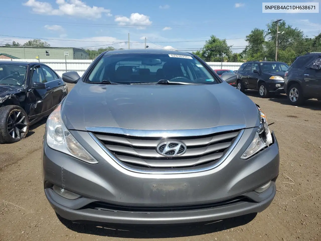 2013 Hyundai Sonata Gls VIN: 5NPEB4AC1DH638671 Lot: 62838295