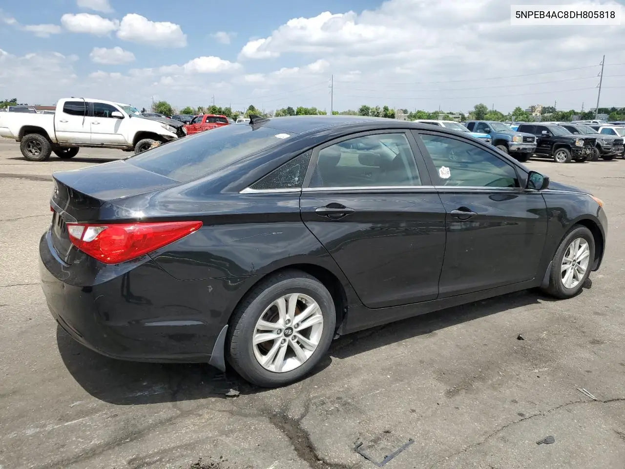 2013 Hyundai Sonata Gls VIN: 5NPEB4AC8DH805818 Lot: 63005305