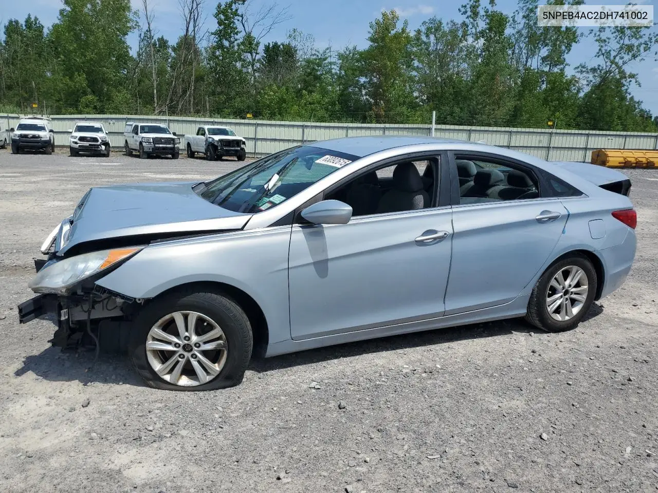 2013 Hyundai Sonata Gls VIN: 5NPEB4AC2DH741002 Lot: 63092615