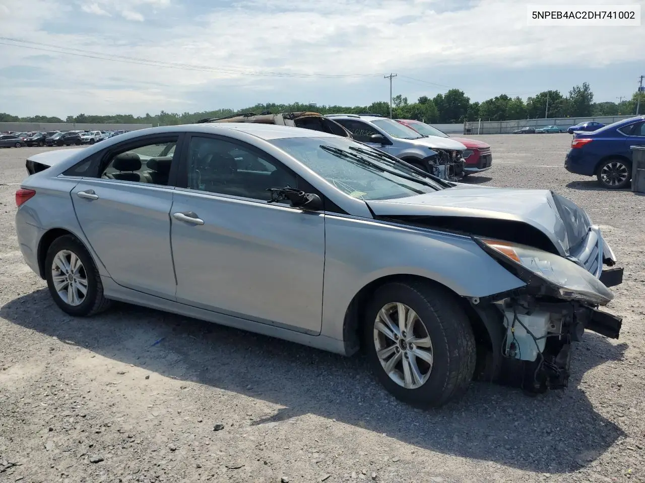 2013 Hyundai Sonata Gls VIN: 5NPEB4AC2DH741002 Lot: 63092615