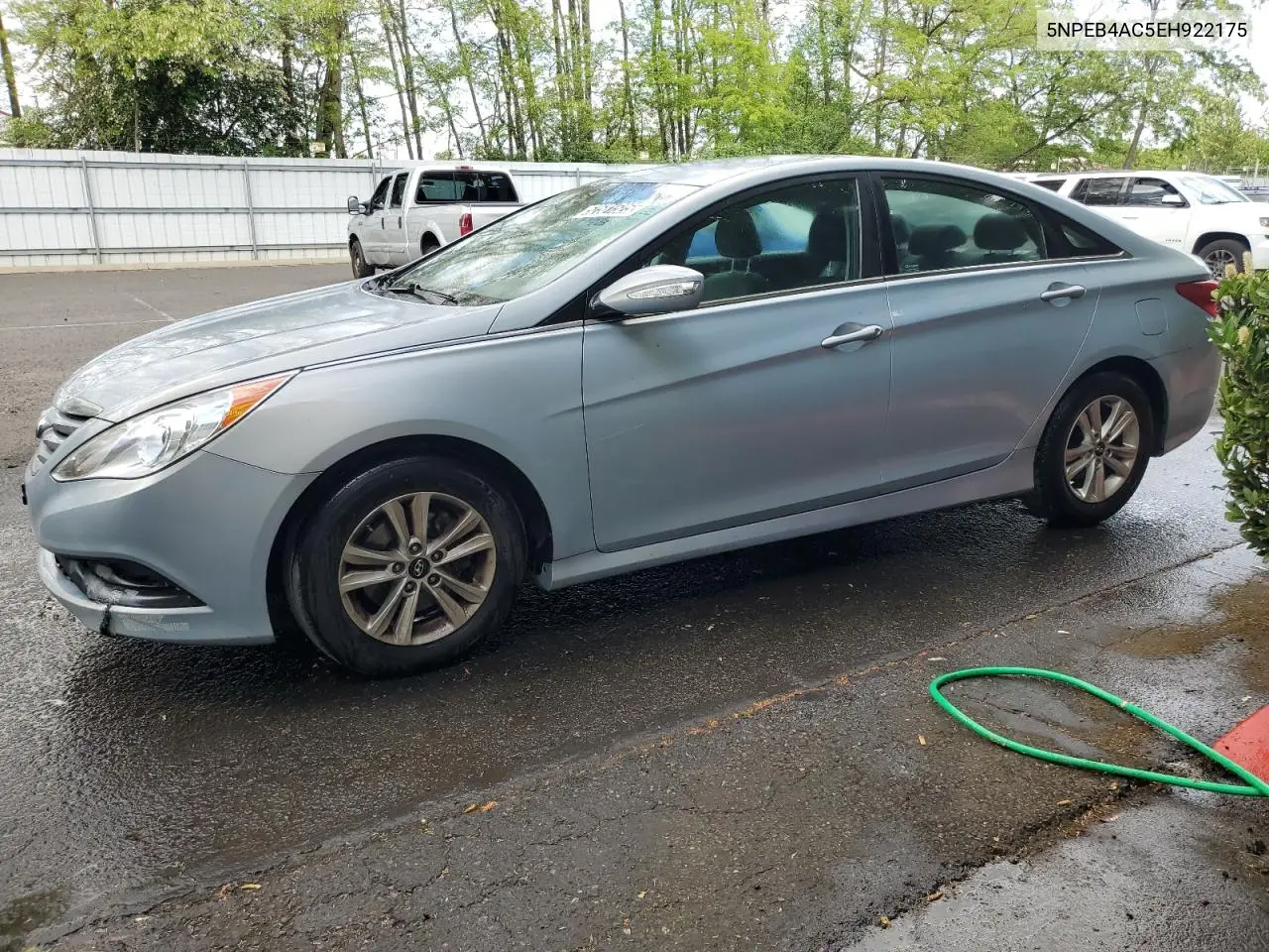 2014 Hyundai Sonata Gls VIN: 5NPEB4AC5EH922175 Lot: 52581525