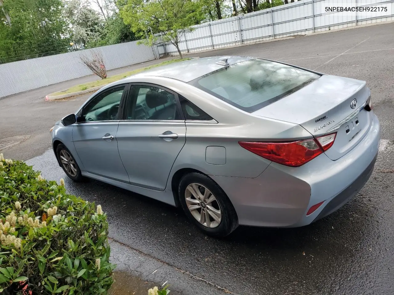 2014 Hyundai Sonata Gls VIN: 5NPEB4AC5EH922175 Lot: 52581525