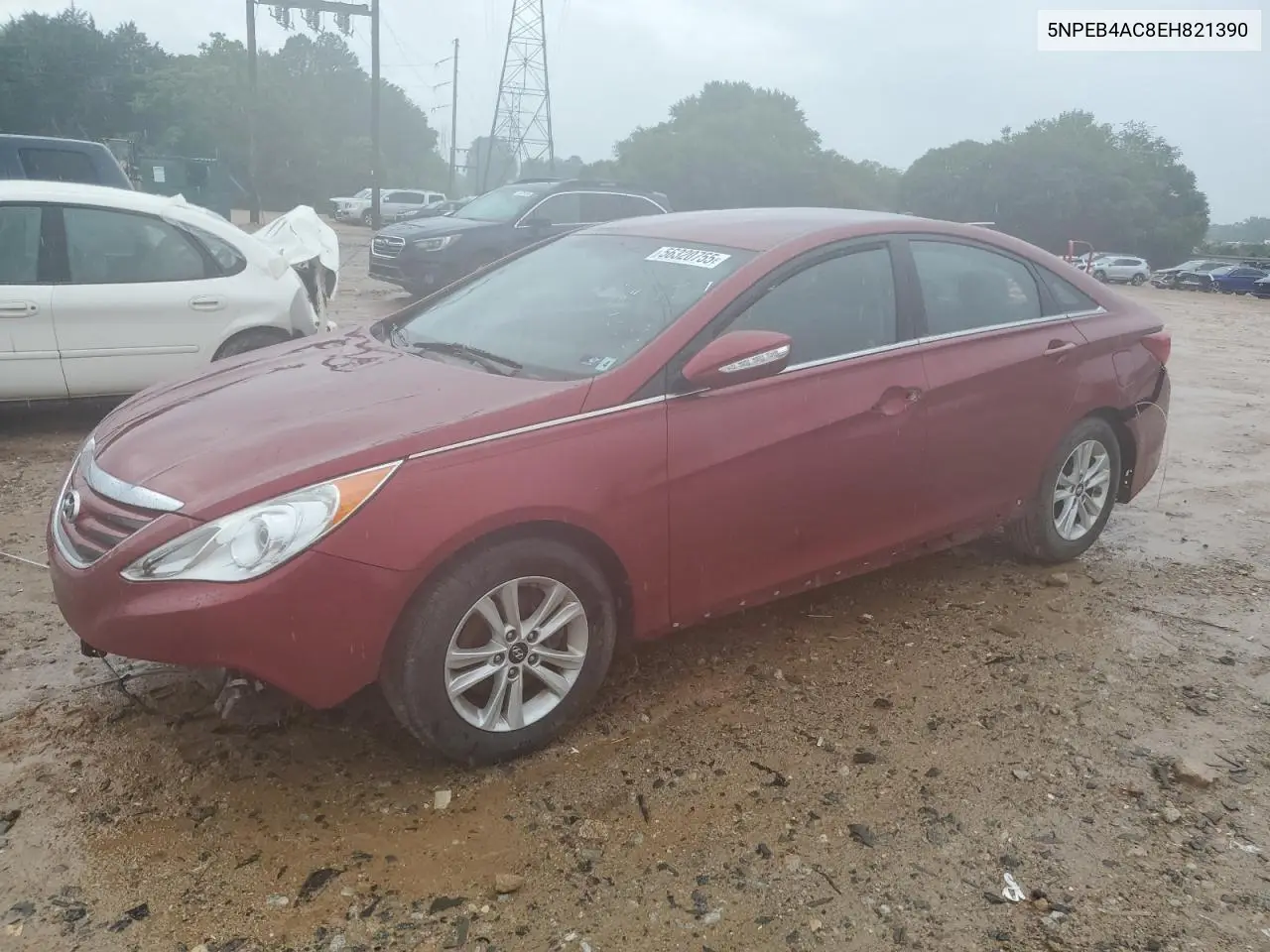 2014 Hyundai Sonata Gls VIN: 5NPEB4AC8EH821390 Lot: 56320755