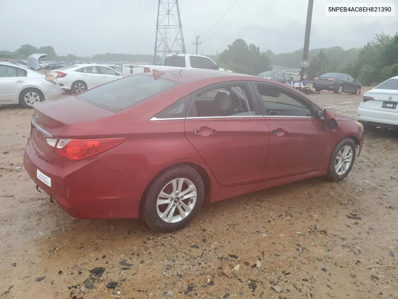2014 Hyundai Sonata Gls VIN: 5NPEB4AC8EH821390 Lot: 56320755